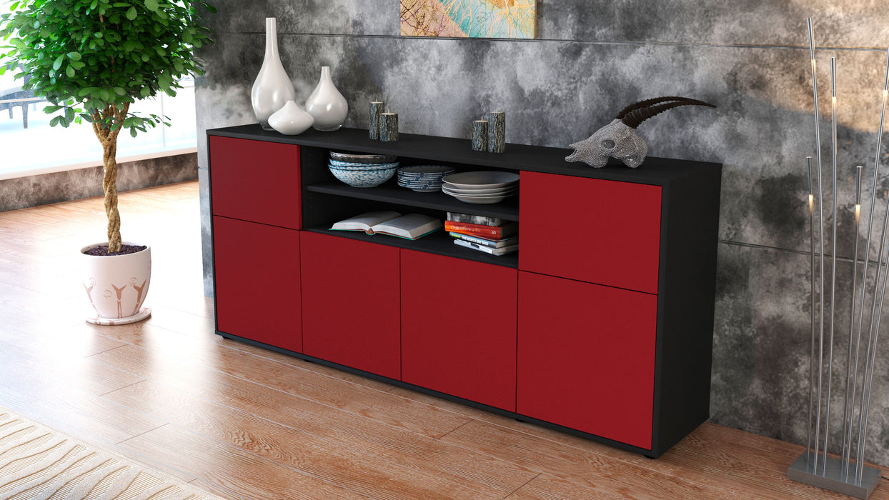 Sideboard Ermelina, Bordeaux (180x79x35cm)