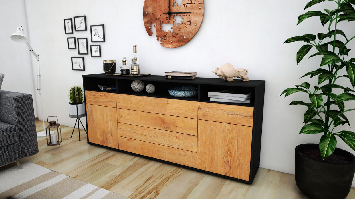 Sideboard Evelina, Eiche (180x79x35cm)