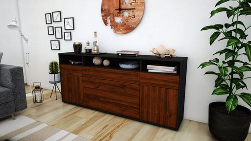 Sideboard Evelina, Walnuss (180x79x35cm)