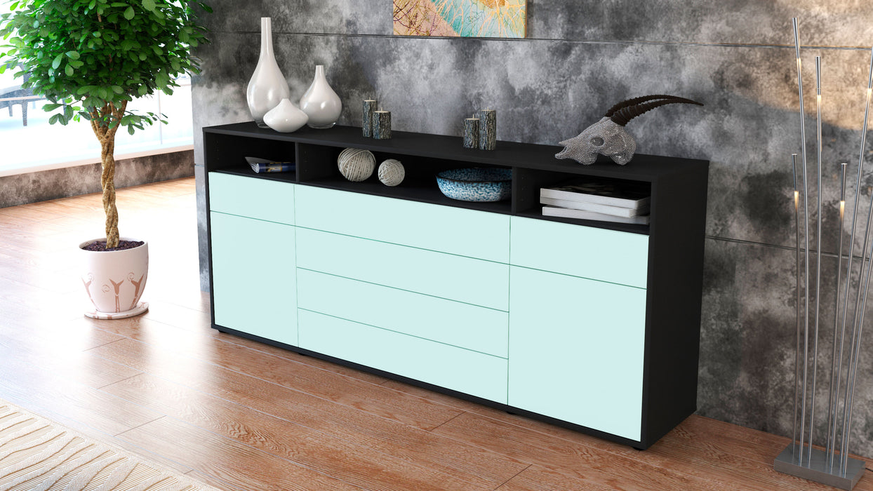 Sideboard Evelina, Mint (180x79x35cm)