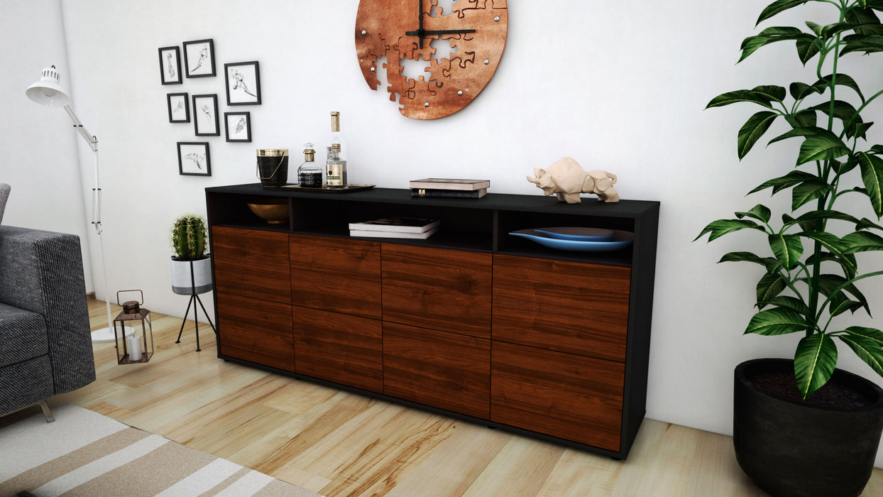 Sideboard Evita, Walnuss (180x79x35cm)