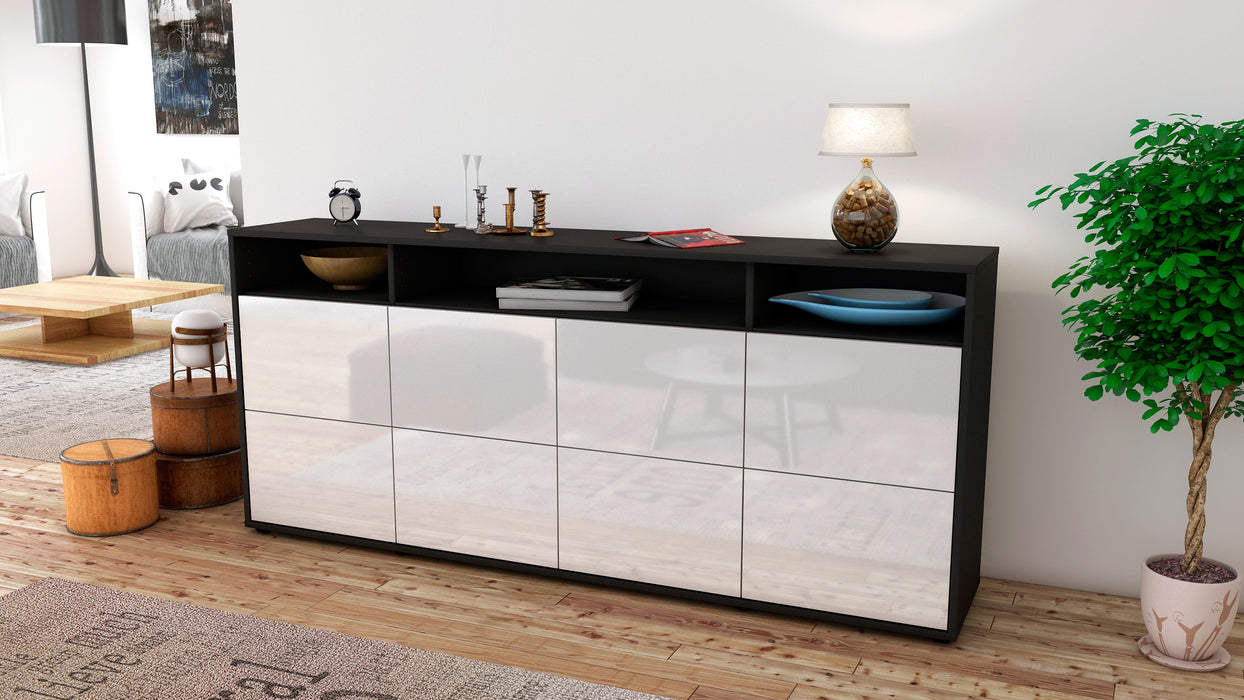 Sideboard Evita, Weiß (180x79x35cm)