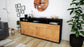 Sideboard Ezia, Eiche (180x79x35cm)