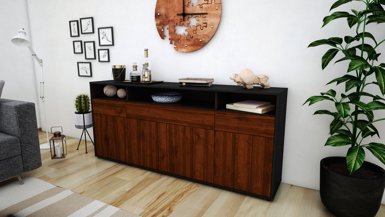 Sideboard Ezia, Walnuss (180x79x35cm)