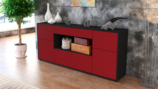 Sideboard Fabiola, Bordeaux (180x79x35cm)