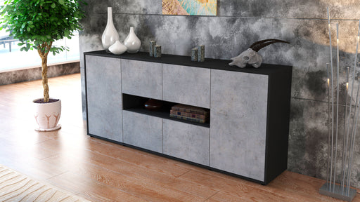 Sideboard Farina, Beton (180x79x35cm)