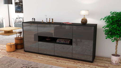 Sideboard Farina, Grau (180x79x35cm)