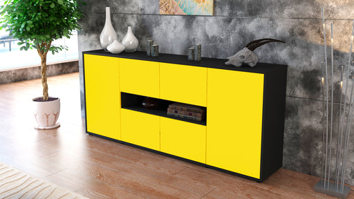 Sideboard Farina, Gelb (180x79x35cm)