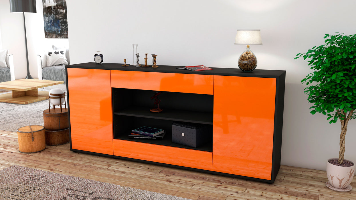 Sideboard Feli, Orange (180x79x35cm)