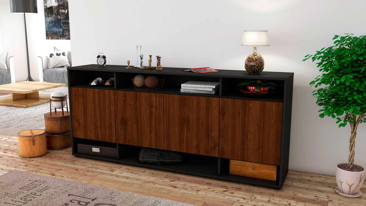 Sideboard Felia, Walnuss (180x79x35cm)