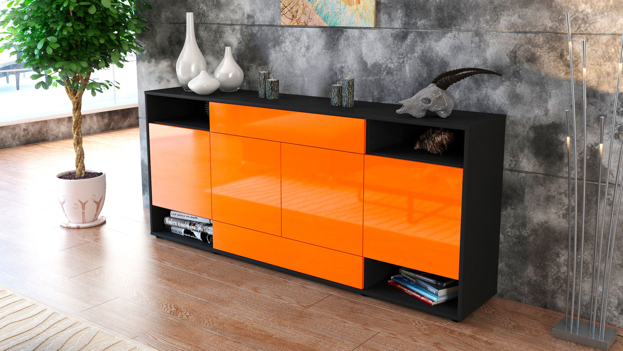 Sideboard Felicia, Orange (180x79x35cm)