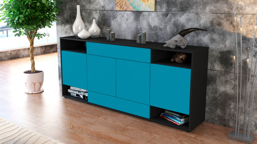 Sideboard Felicia, Türkis (180x79x35cm)