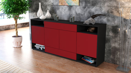 Sideboard Felicia, Bordeaux (180x79x35cm)