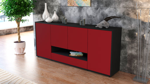 Sideboard Felicitas, Bordeaux (180x79x35cm)