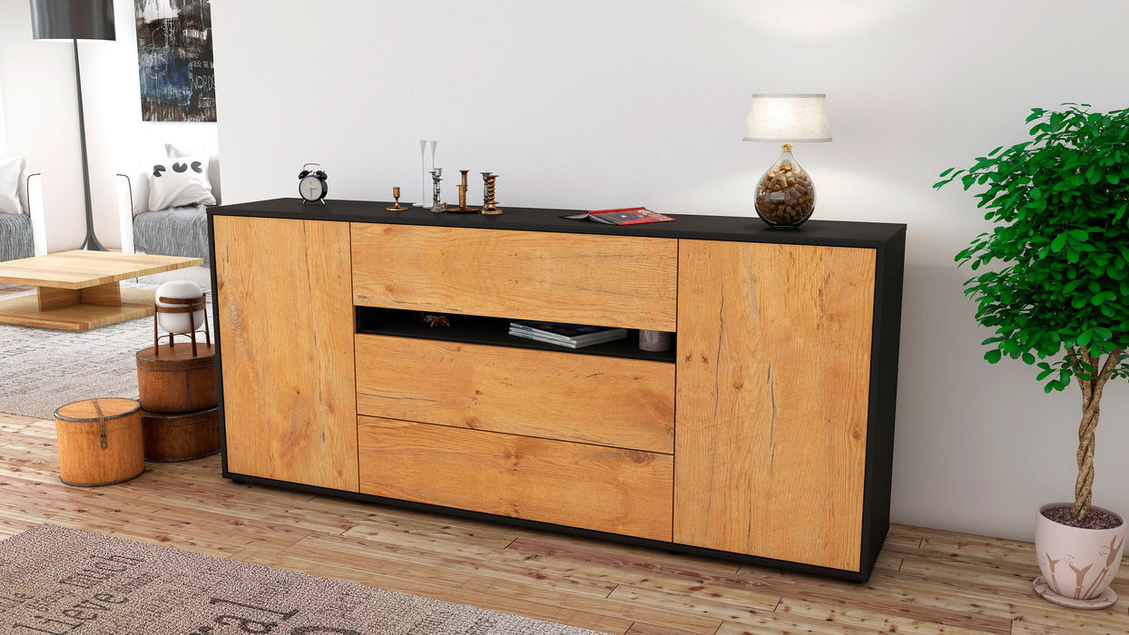 Sideboard Fernanda, Eiche (180x79x35cm)