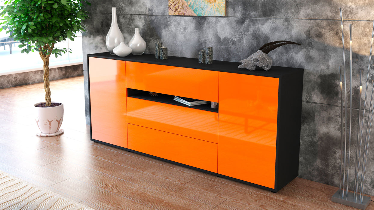 Sideboard Fernanda, Orange (180x79x35cm)