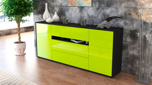 Sideboard Fernanda, Grün (180x79x35cm)