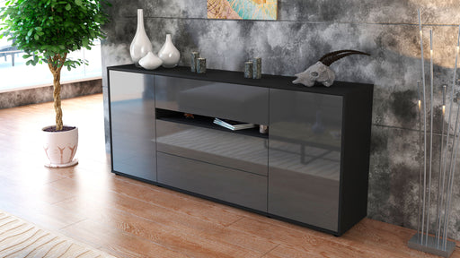 Sideboard Fernanda, Grau (180x79x35cm)