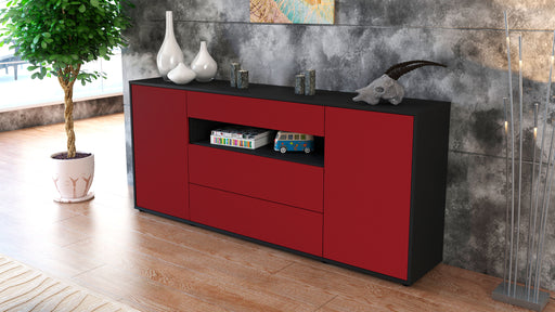 Sideboard Filippa, Bordeaux (180x79x35cm)