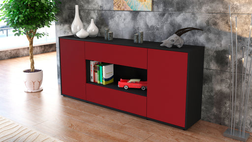 Sideboard Filomena, Bordeaux (180x79x35cm)