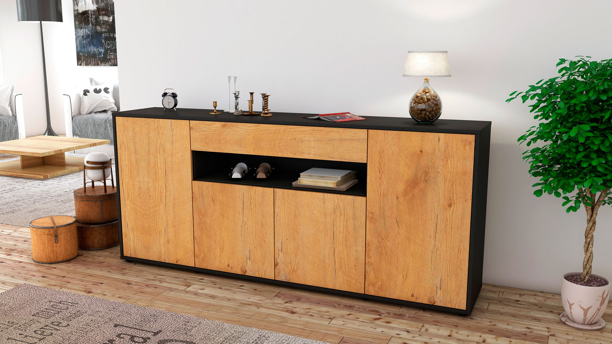 Sideboard Fiorella, Eiche (180x79x35cm)