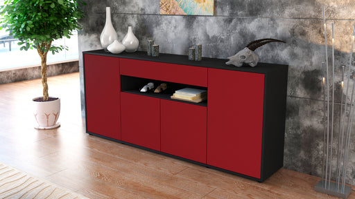 Sideboard Fiorella, Bordeaux (180x79x35cm)