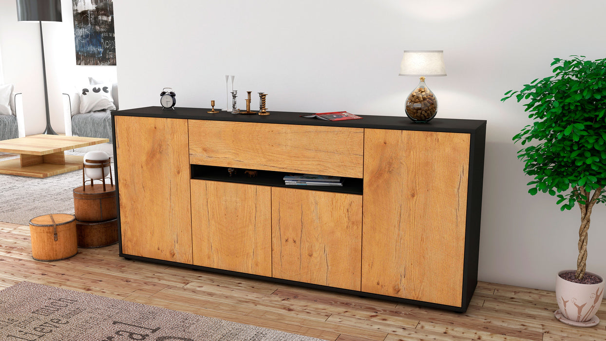 Sideboard Flavia, Eiche (180x79x35cm)