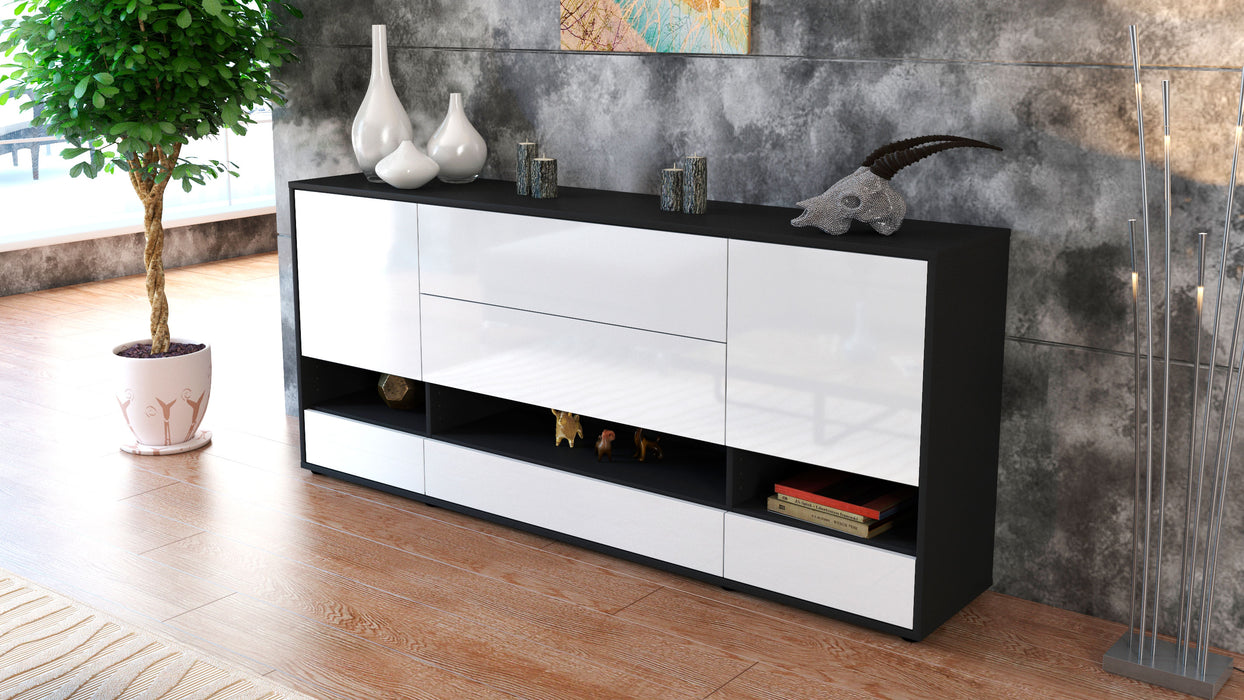 Sideboard Florentina, Weiß (180x79x35cm)