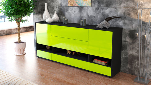 Sideboard Florentina, Grün (180x79x35cm)