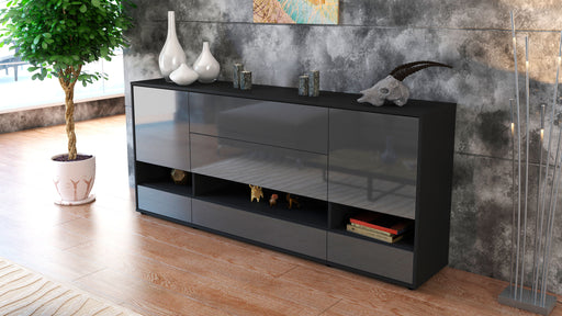 Sideboard Florentina, Grau (180x79x35cm)