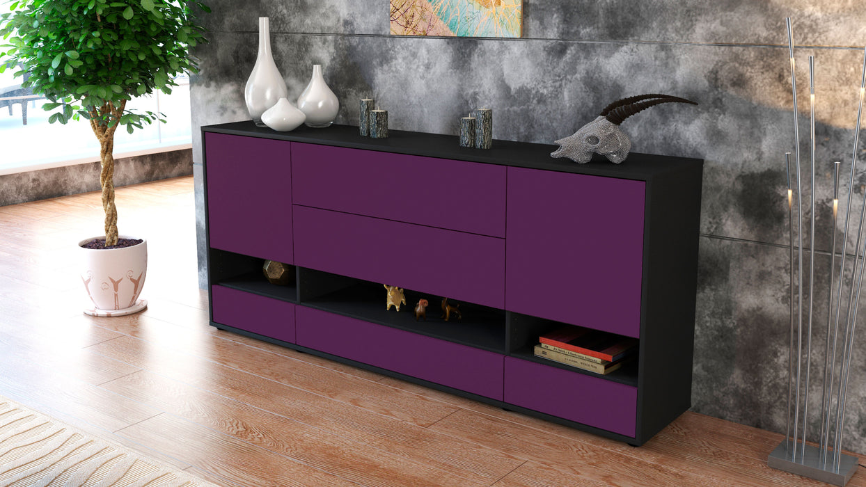 Sideboard Florentina, Lila (180x79x35cm)