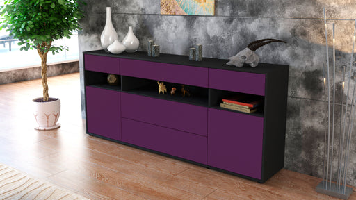 Sideboard Floria, Lila (180x79x35cm)