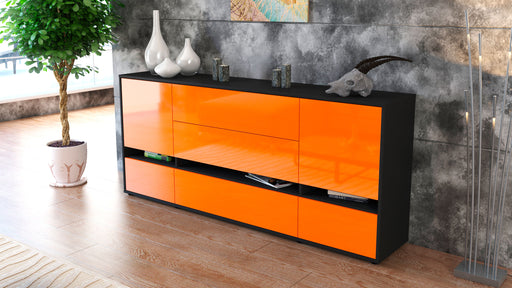 Sideboard Floriana, Orange (180x79x35cm)