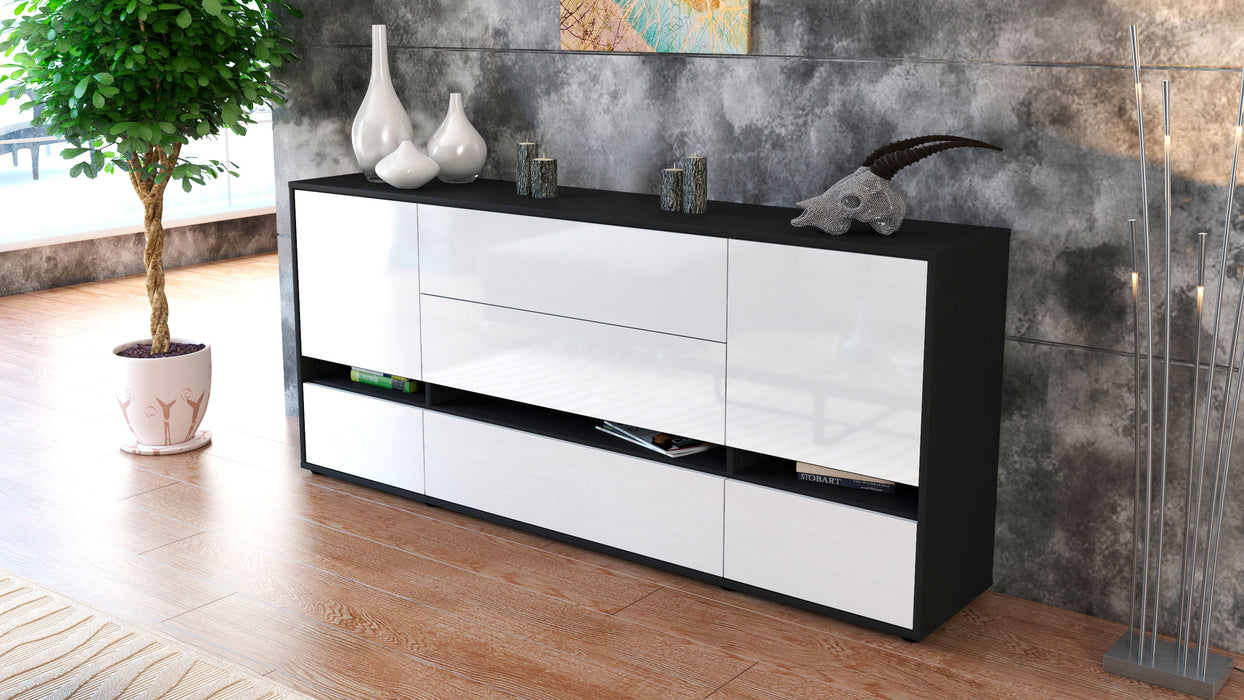 Sideboard Floriana, Weiß (180x79x35cm)