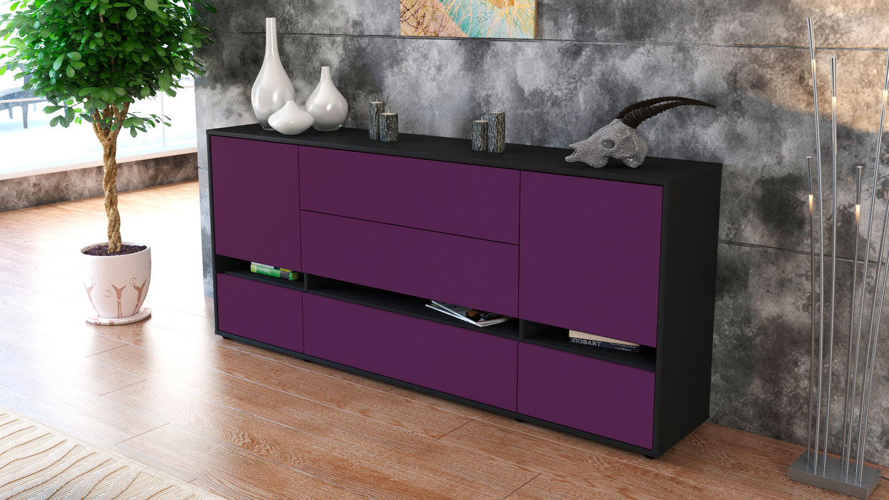 Sideboard Floriana, Lila (180x79x35cm)