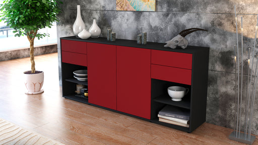 Sideboard Franka, Bordeaux (180x79x35cm)