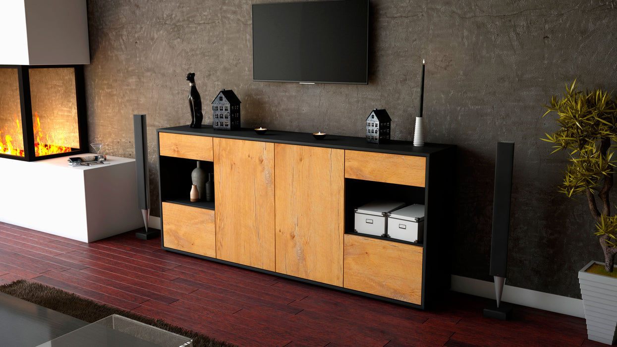 Sideboard Gabriella, Eiche (180x79x35cm)