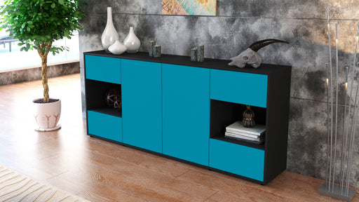 Sideboard Gaia, Türkis (180x79x35cm)