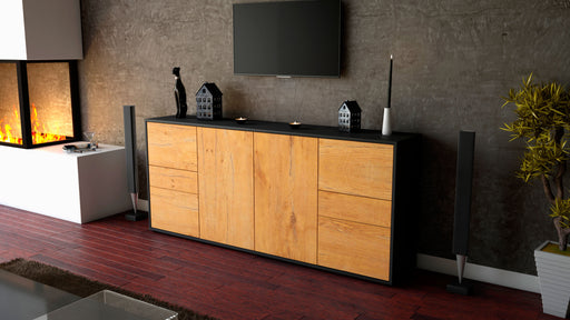 Sideboard Gemma, Eiche (180x79x35cm)