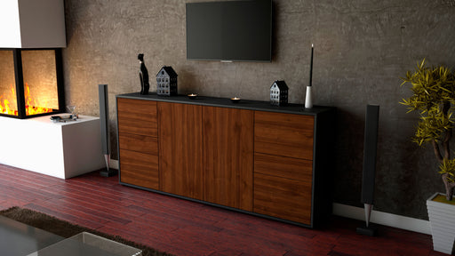 Sideboard Gemma, Walnuss (180x79x35cm)