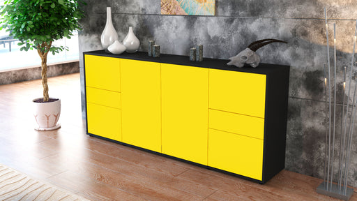 Sideboard Gemma, Gelb (180x79x35cm)