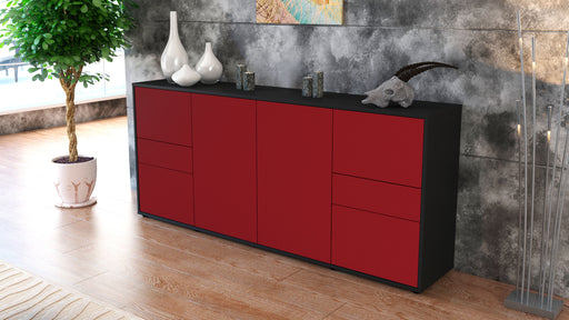 Sideboard Gemma, Bordeaux (180x79x35cm)