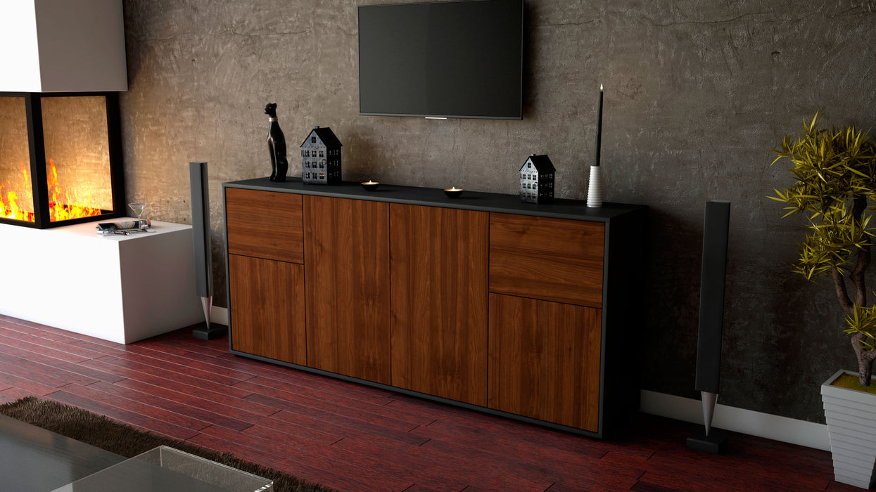 Sideboard Georgina, Walnuss (180x79x35cm)