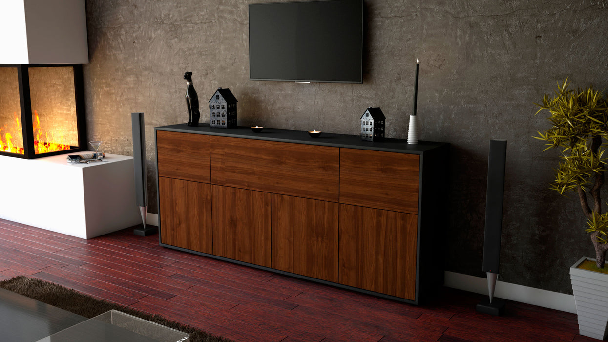 Sideboard Gianna, Walnuss (180x79x35cm)