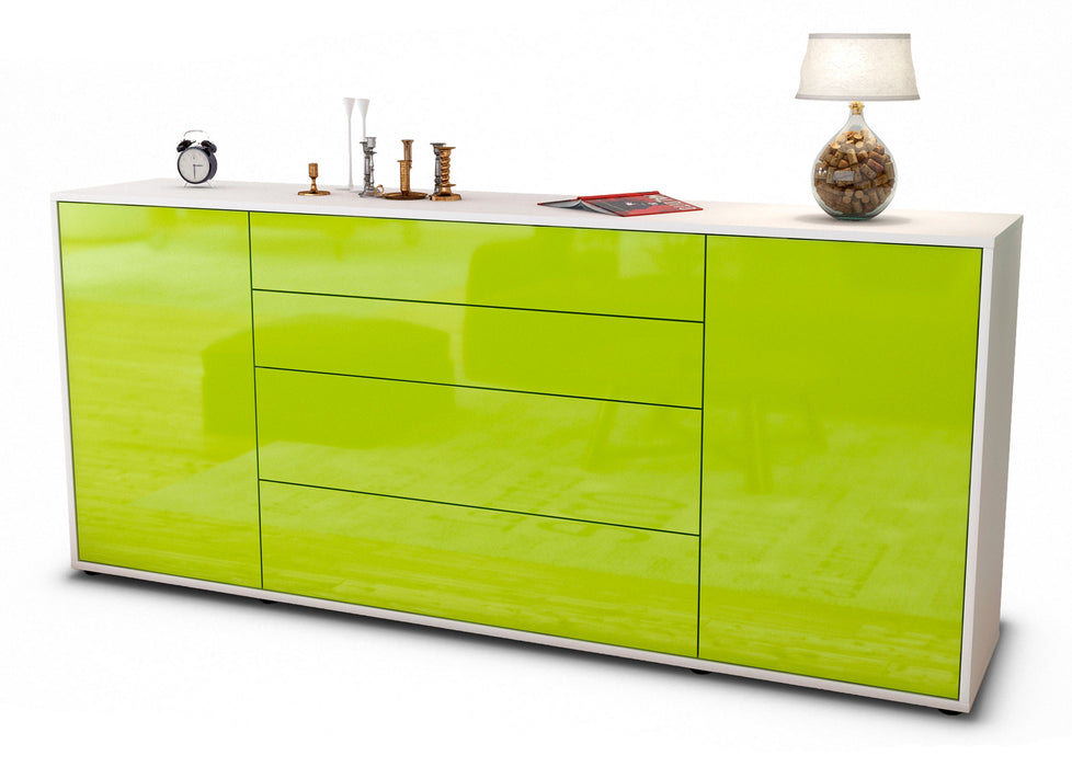 Sideboard Elettra, Grün (180x79x35cm)