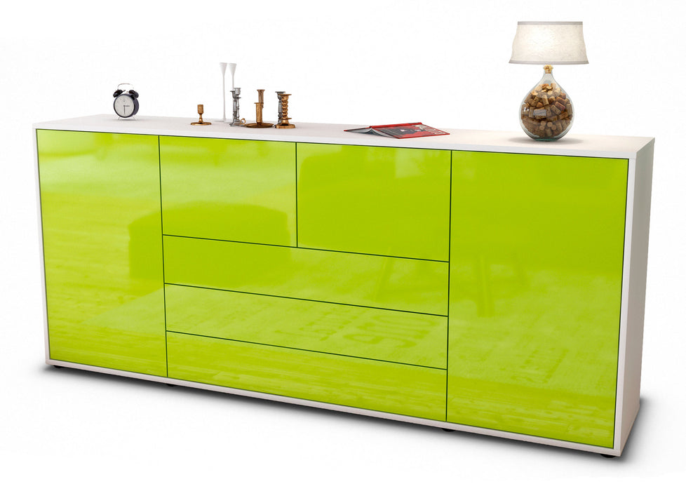 Sideboard Eliana, Grün (180x79x35cm)