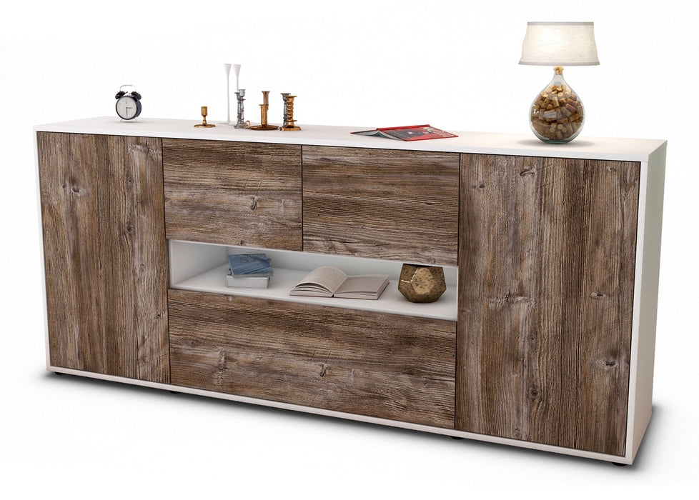 Sideboard Elisabetta, Treibholz (180x79x35cm)