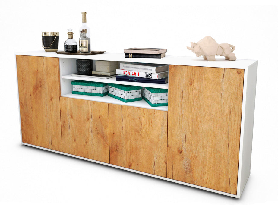 Sideboard Elsita, Eiche (180x79x35cm)