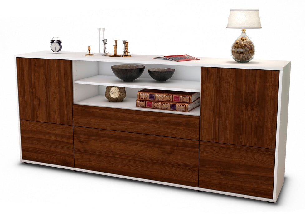 Sideboard Eluana, Walnuss (180x79x35cm)