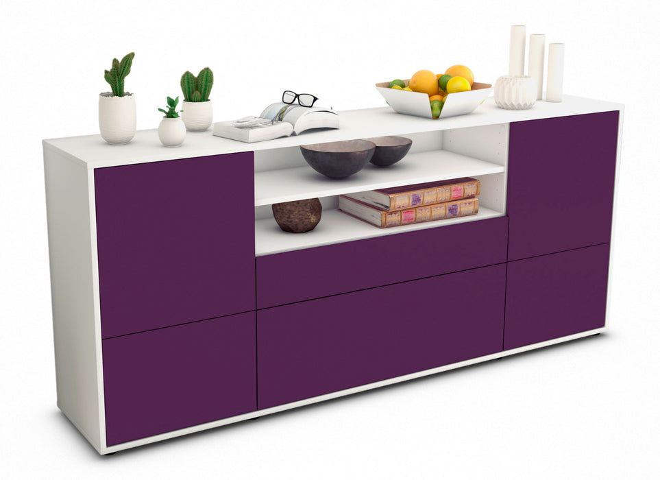 Sideboard Eluana, Lila (180x79x35cm)